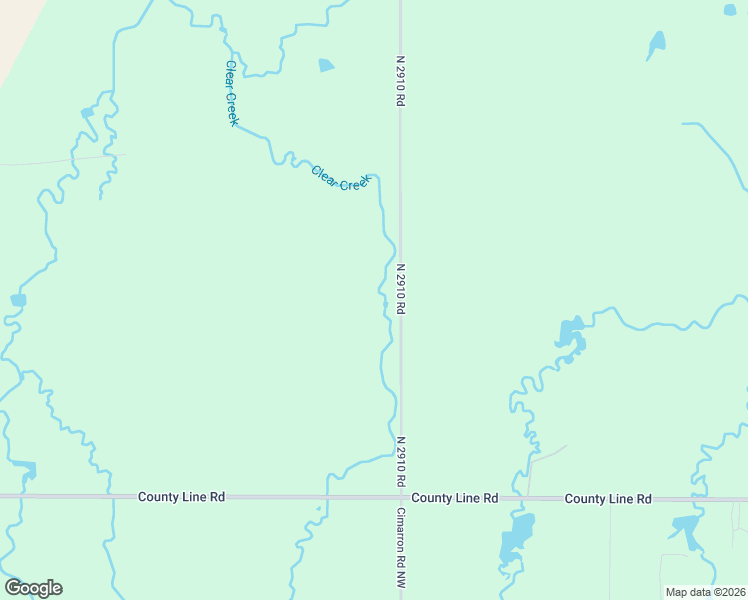 map of restaurants, bars, coffee shops, grocery stores, and more near 30564 North 2910 Road in Okarche