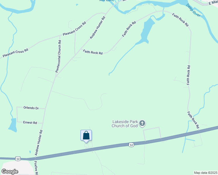 map of restaurants, bars, coffee shops, grocery stores, and more near 3306 Acorn Ridge in Franklinville