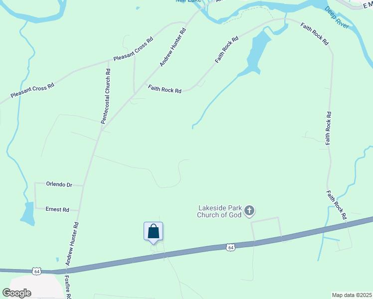 map of restaurants, bars, coffee shops, grocery stores, and more near 3306 Acorn Ridge in Franklinville