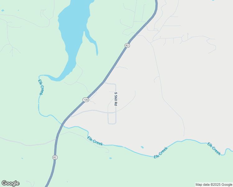 map of restaurants, bars, coffee shops, grocery stores, and more near 30562 South 560 Road in Cookson