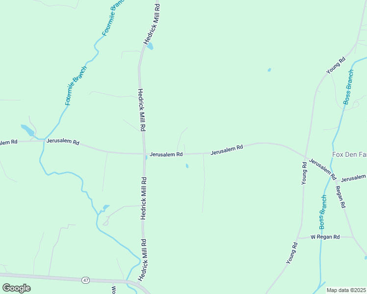 map of restaurants, bars, coffee shops, grocery stores, and more near 1503 Jerusalem Road in Lexington