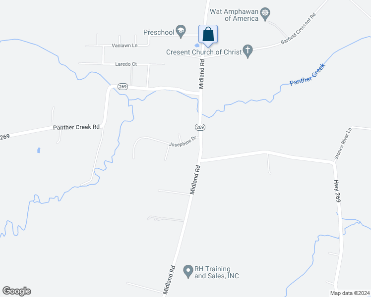 map of restaurants, bars, coffee shops, grocery stores, and more near 113 Josephine Drive in Christiana