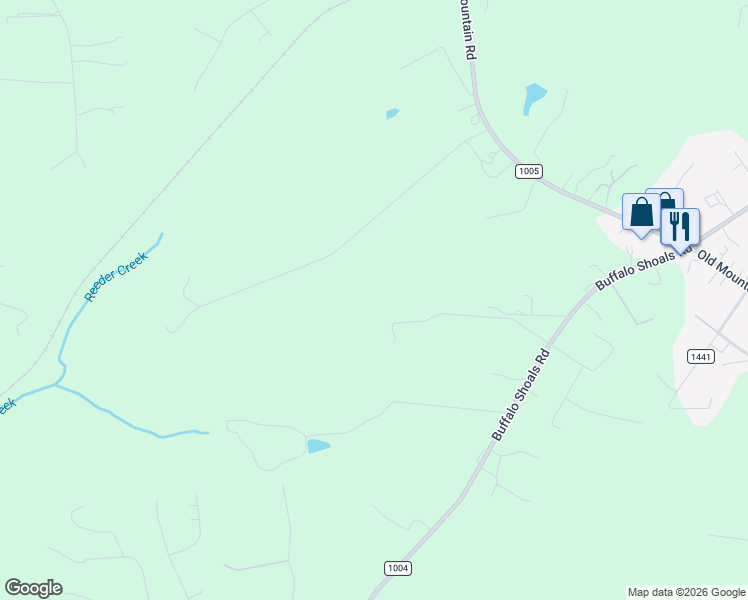 map of restaurants, bars, coffee shops, grocery stores, and more near 172 Comet Trail in Statesville
