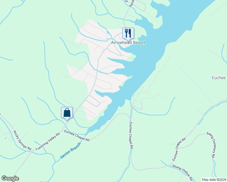 map of restaurants, bars, coffee shops, grocery stores, and more near 246 Howell Drive in Spring City