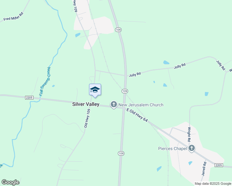 map of restaurants, bars, coffee shops, grocery stores, and more near East Old Highway 64 in Lexington