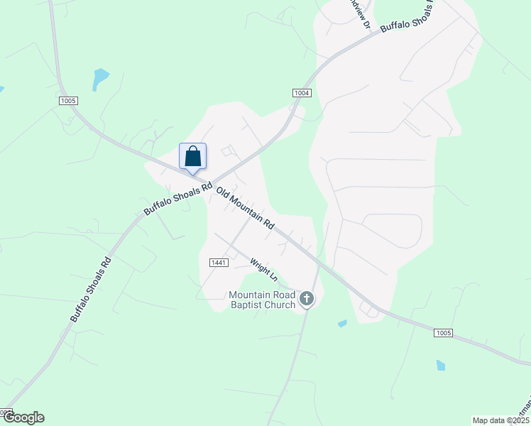 map of restaurants, bars, coffee shops, grocery stores, and more near 842 Old Mountain Road in Statesville
