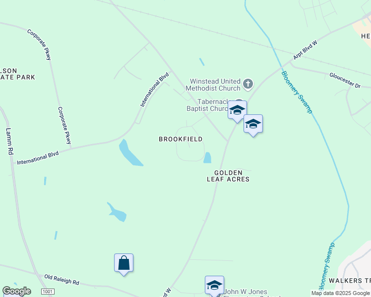 map of restaurants, bars, coffee shops, grocery stores, and more near in Wilson