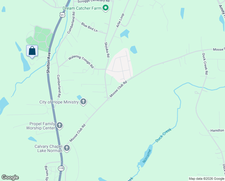 map of restaurants, bars, coffee shops, grocery stores, and more near 259 Moose Club Road in Statesville
