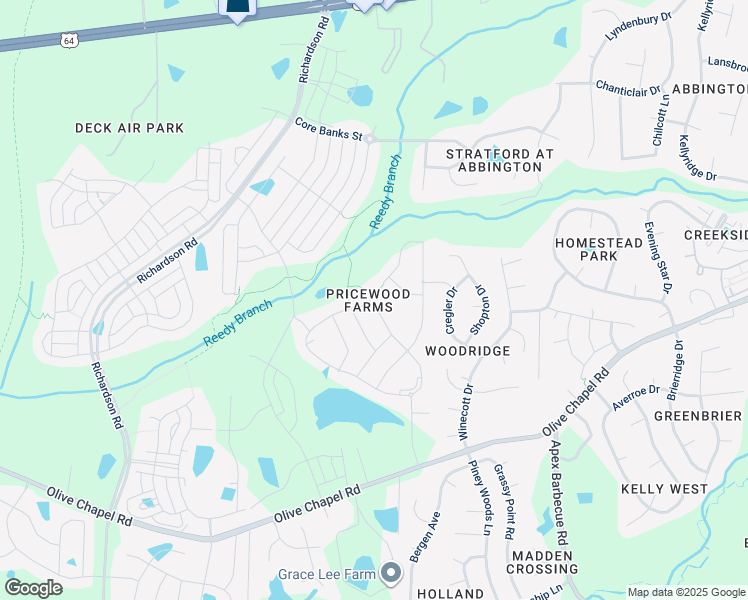 map of restaurants, bars, coffee shops, grocery stores, and more near 2784 Angelica Rose Way in Apex