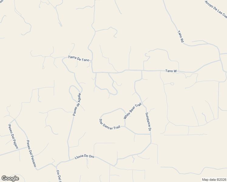 map of restaurants, bars, coffee shops, grocery stores, and more near 106 Estrellas De Tano in Santa Fe