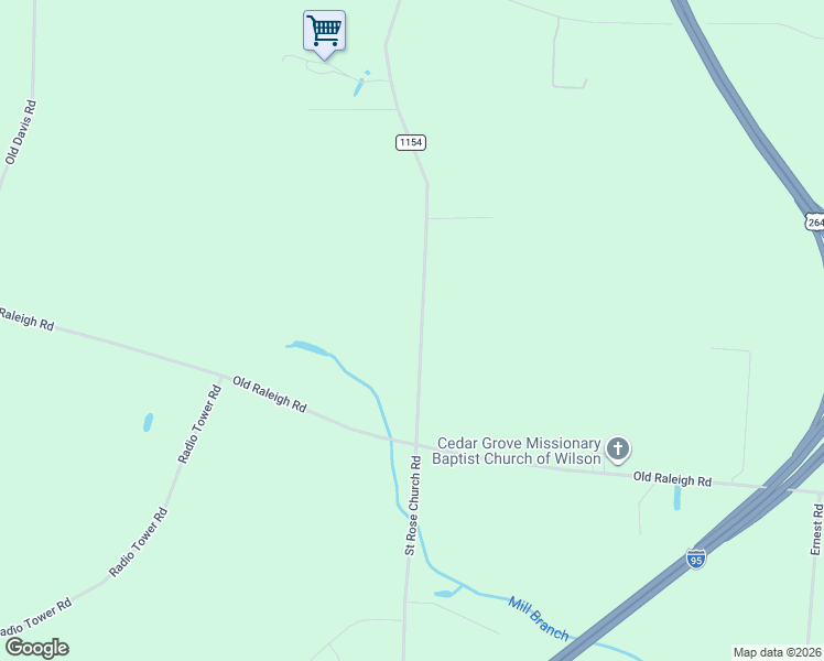 map of restaurants, bars, coffee shops, grocery stores, and more near 5244-5398 State Road 1154 in Sims