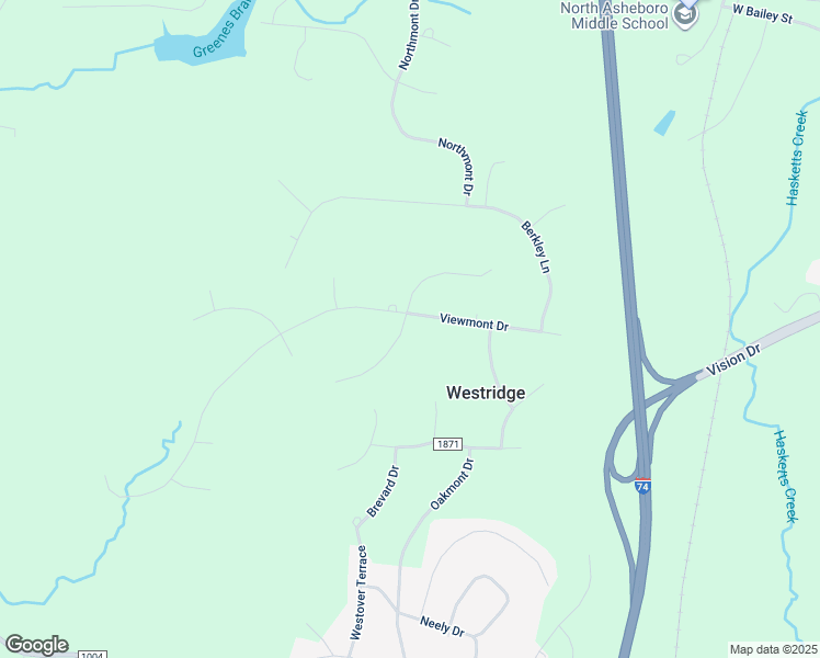 map of restaurants, bars, coffee shops, grocery stores, and more near 853 Viewmont Drive in Asheboro