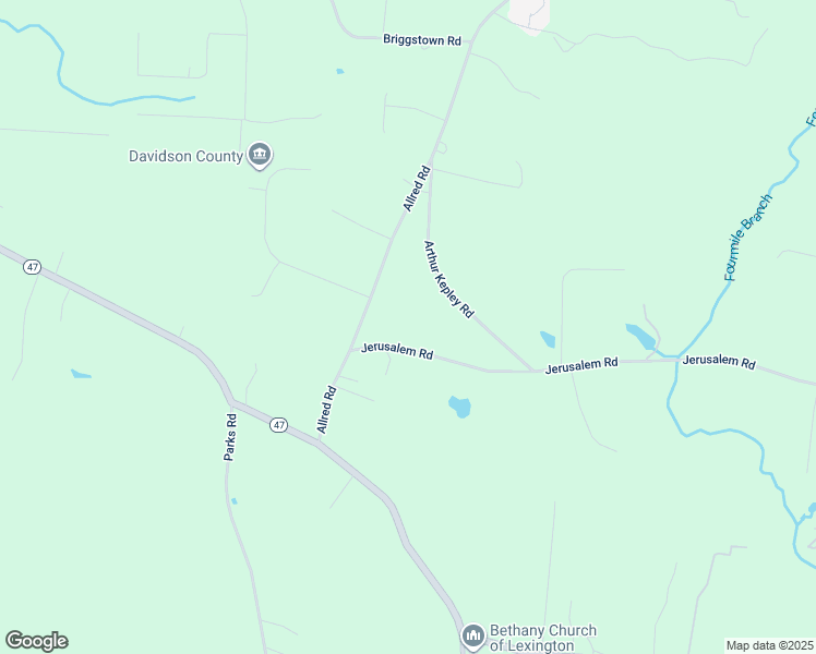 map of restaurants, bars, coffee shops, grocery stores, and more near 215 Jerusalem Road in Lexington
