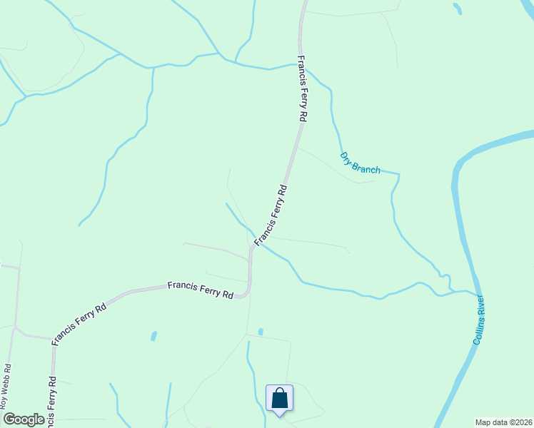 map of restaurants, bars, coffee shops, grocery stores, and more near 1873 Francis Ferry Road in McMinnville