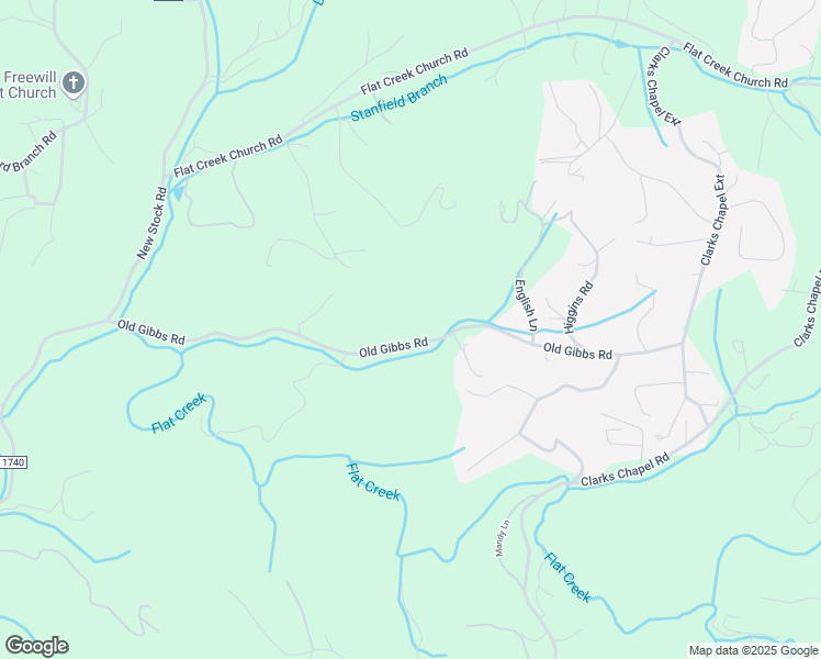 map of restaurants, bars, coffee shops, grocery stores, and more near 150 Old Gibbs Road in Weaverville
