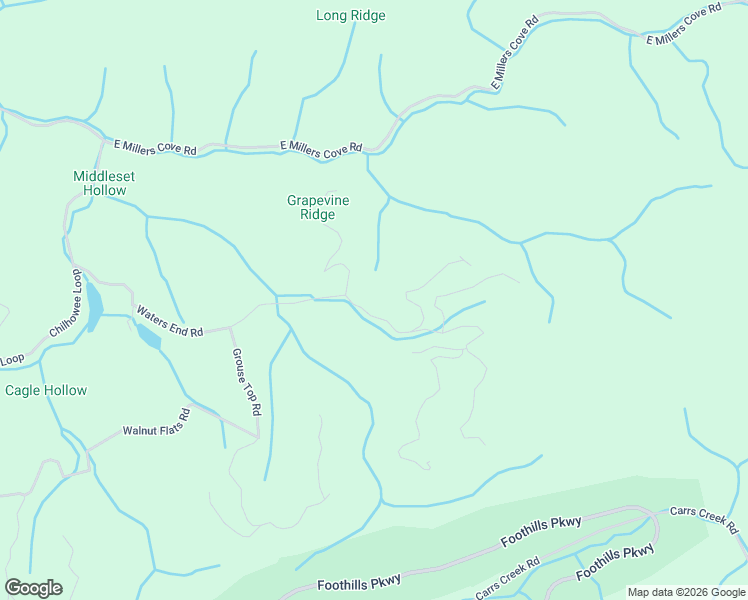map of restaurants, bars, coffee shops, grocery stores, and more near 1903 Waters End Road in Walland