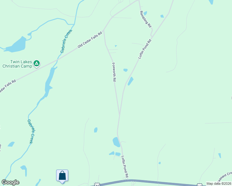 map of restaurants, bars, coffee shops, grocery stores, and more near 493 Foxworth Road in Asheboro