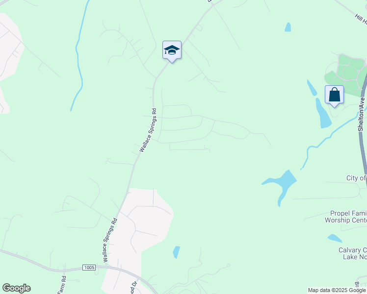 map of restaurants, bars, coffee shops, grocery stores, and more near 711 Wallace Springs Road in Statesville
