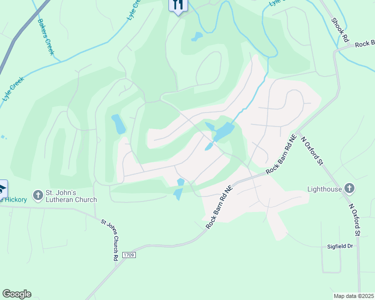 map of restaurants, bars, coffee shops, grocery stores, and more near 2548 Eagle Drive in Conover