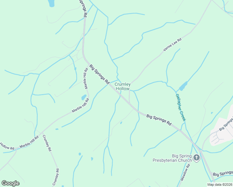 map of restaurants, bars, coffee shops, grocery stores, and more near 4501-4699 Big Springs Road in Greenback