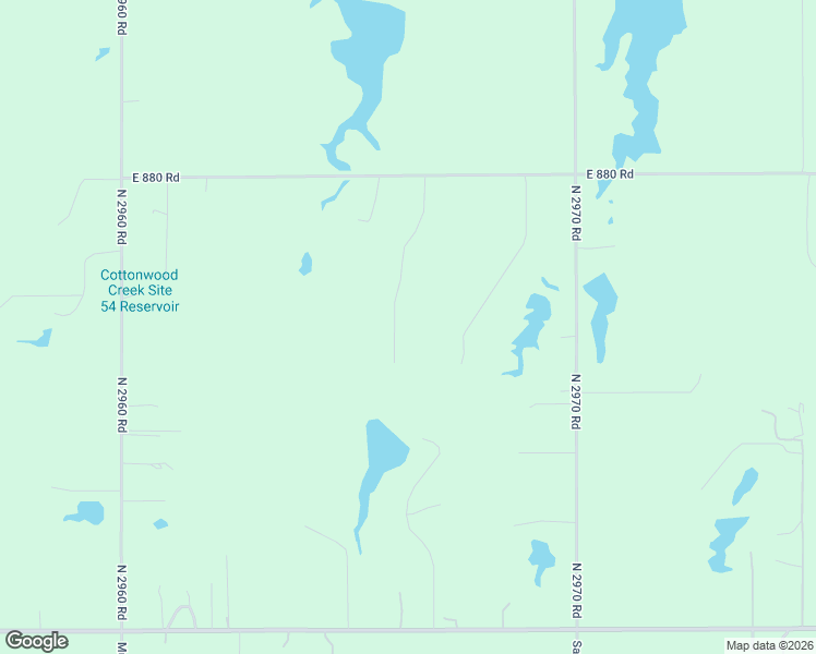 map of restaurants, bars, coffee shops, grocery stores, and more near 30316 North 2969 Road in Cashion