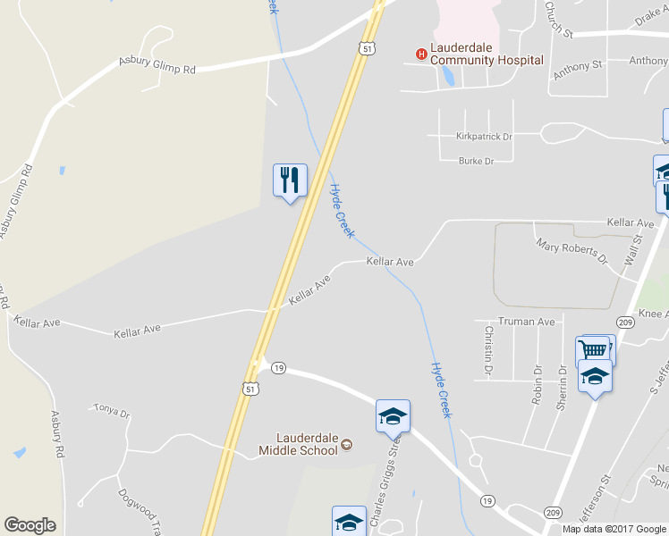 map of restaurants, bars, coffee shops, grocery stores, and more near 837 Kellar Avenue in Ripley