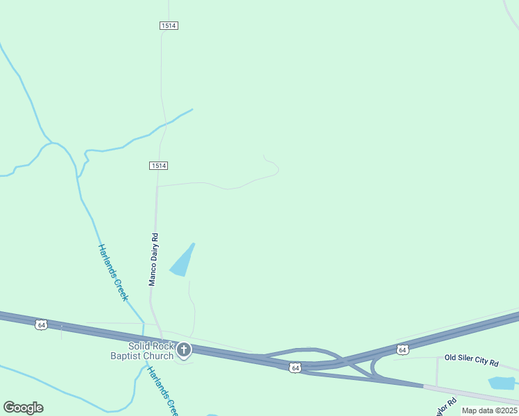 map of restaurants, bars, coffee shops, grocery stores, and more near 296 Two Mule Road in Pittsboro