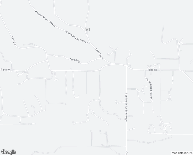 map of restaurants, bars, coffee shops, grocery stores, and more near 260 Tano Road in Santa Fe