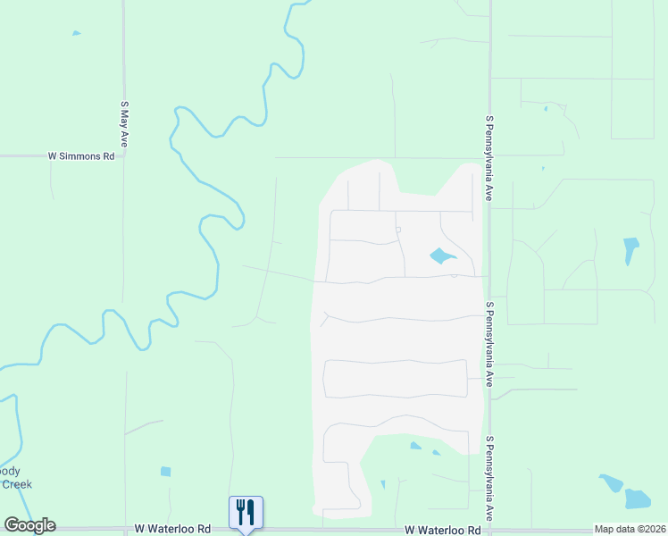 map of restaurants, bars, coffee shops, grocery stores, and more near 13770 Scenic View Lane in Edmond