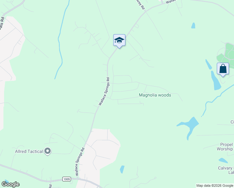 map of restaurants, bars, coffee shops, grocery stores, and more near 711 Wallace Springs Road in Statesville