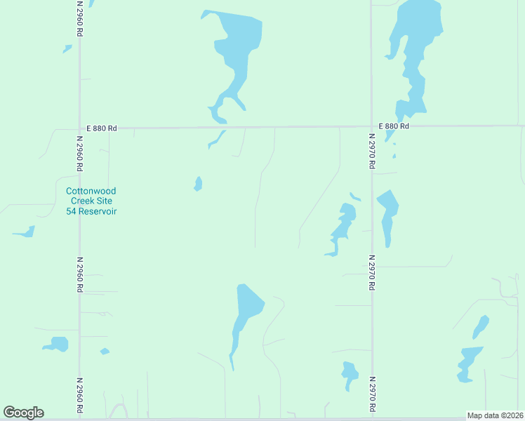 map of restaurants, bars, coffee shops, grocery stores, and more near 30316 North 2969 Road in Cashion