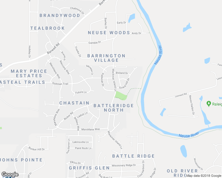 map of restaurants, bars, coffee shops, grocery stores, and more near 6149 Paducah Drive in Raleigh