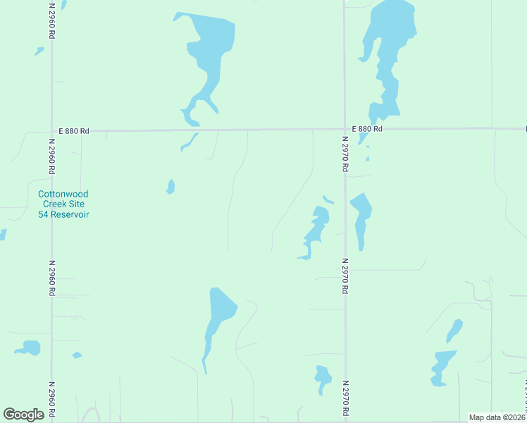 map of restaurants, bars, coffee shops, grocery stores, and more near 30316 North 2969 Road in Cashion