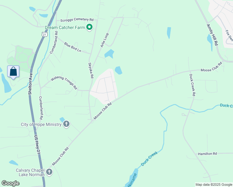 map of restaurants, bars, coffee shops, grocery stores, and more near 110 Harvest Pointe Drive in Statesville
