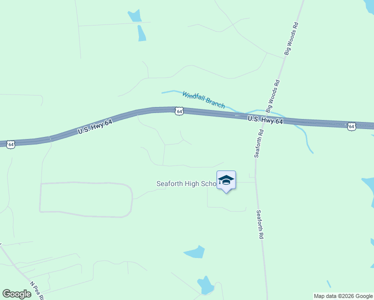 map of restaurants, bars, coffee shops, grocery stores, and more near 91 Antebellum Drive in Pittsboro