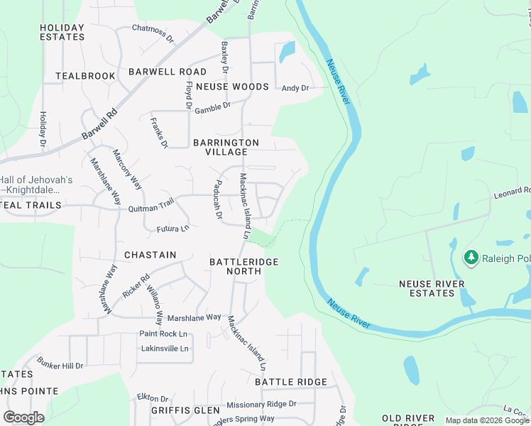 map of restaurants, bars, coffee shops, grocery stores, and more near 3304 Cotydon Court in Raleigh