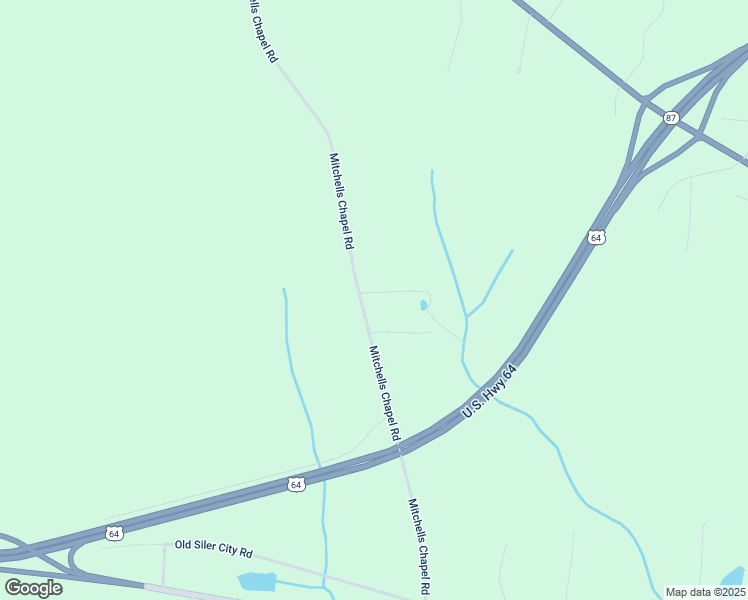 map of restaurants, bars, coffee shops, grocery stores, and more near 742 Mitchells Chapel Road in Pittsboro