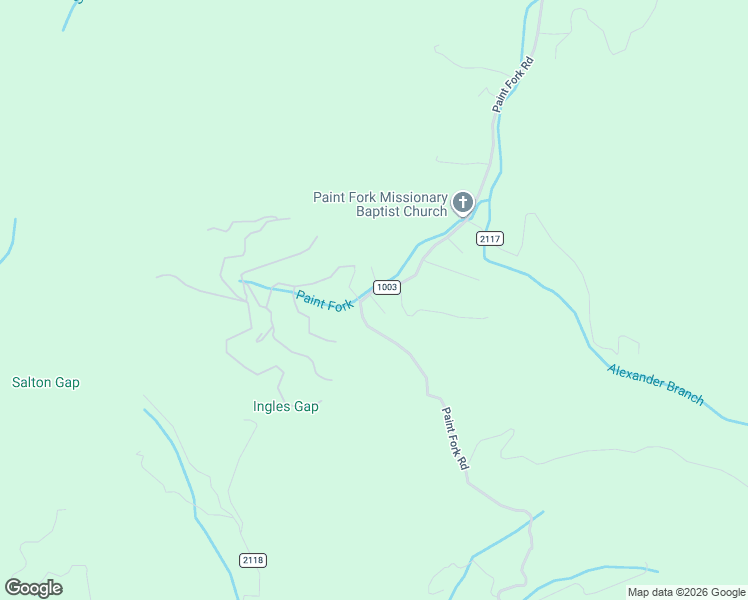 map of restaurants, bars, coffee shops, grocery stores, and more near 586 Paint Fork Road in Barnardsville