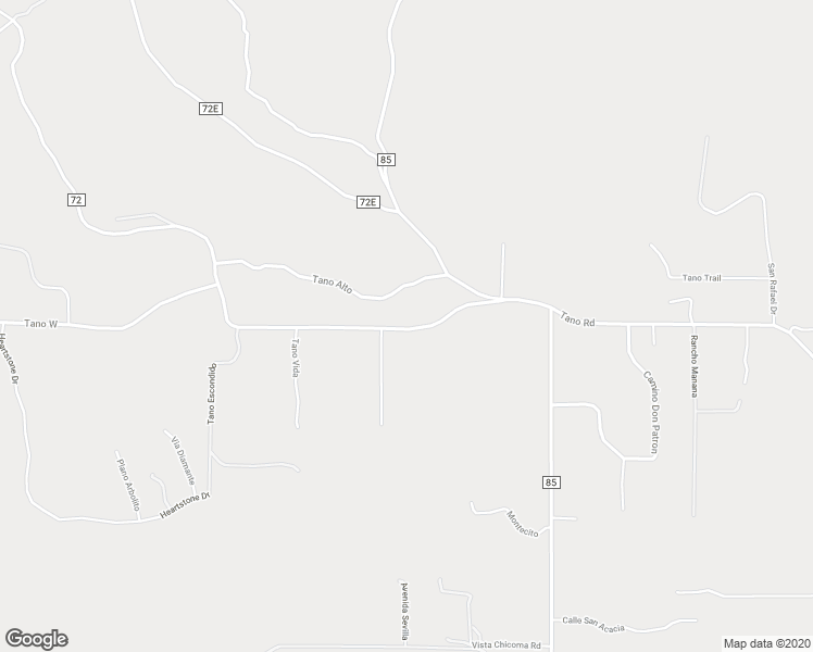 map of restaurants, bars, coffee shops, grocery stores, and more near 254 Tano Road in Santa Fe