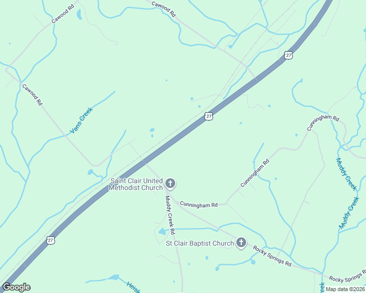 map of restaurants, bars, coffee shops, grocery stores, and more near 26976 Rhea County Highway in Spring City