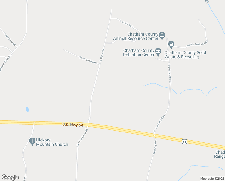 map of restaurants, bars, coffee shops, grocery stores, and more near 230 Spring View Lane in Pittsboro