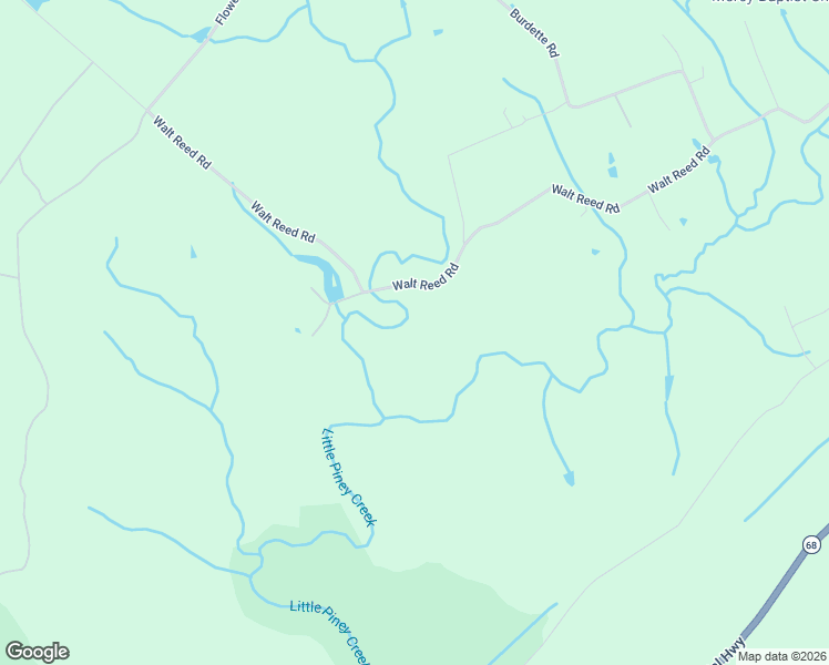 map of restaurants, bars, coffee shops, grocery stores, and more near 1041 Walt Reed Road in Grandview