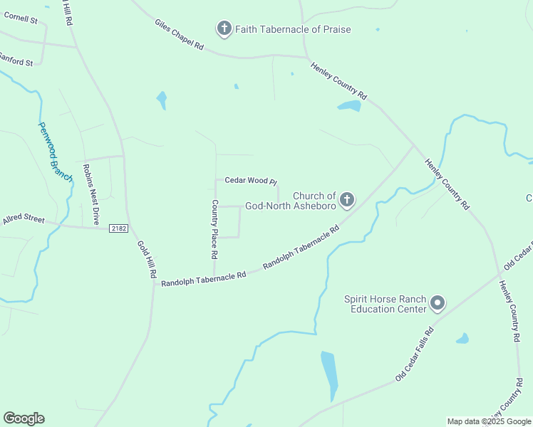 map of restaurants, bars, coffee shops, grocery stores, and more near 1188 Valley Dale Lane in Asheboro