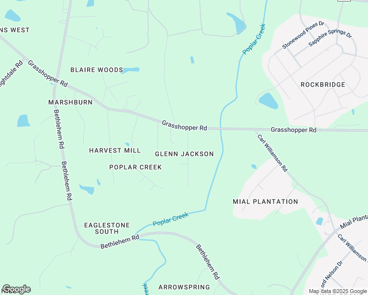 map of restaurants, bars, coffee shops, grocery stores, and more near 1512 Crickett Road in Raleigh