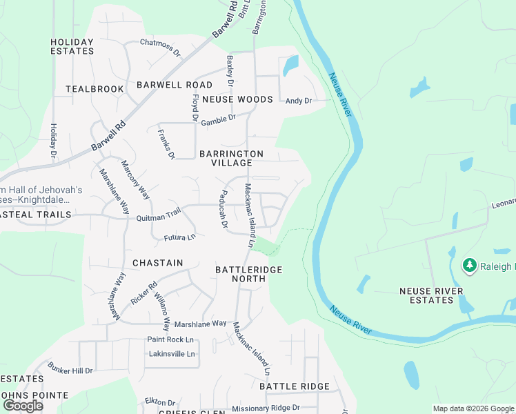 map of restaurants, bars, coffee shops, grocery stores, and more near 6401 Island Ford Drive in Raleigh