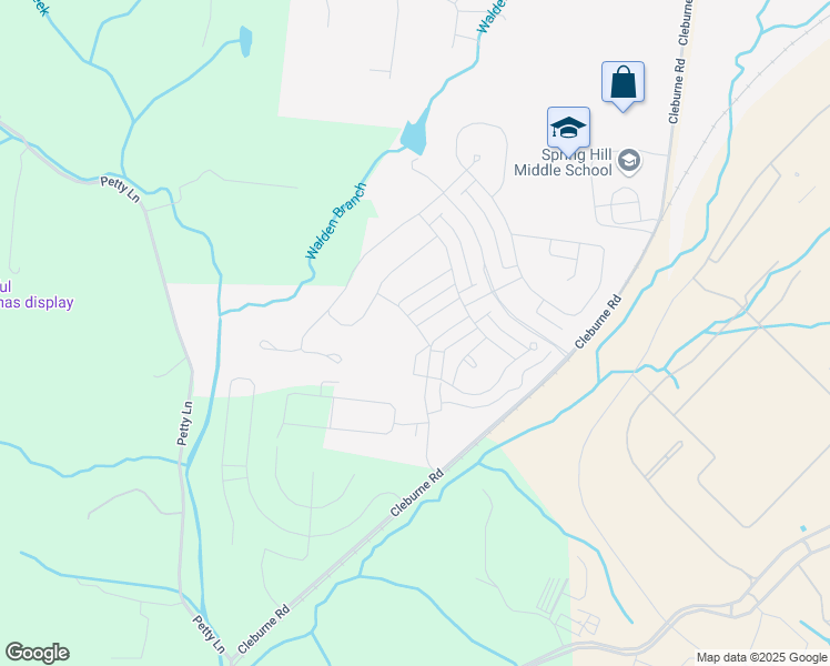 map of restaurants, bars, coffee shops, grocery stores, and more near 510 Farmstead Lane in Spring Hill