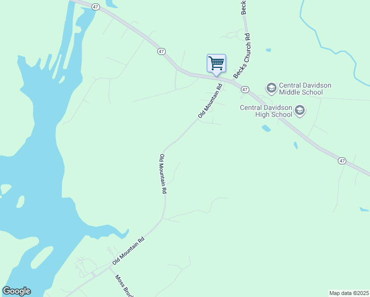 map of restaurants, bars, coffee shops, grocery stores, and more near 431 Old Mountain Road in Lexington