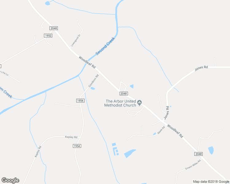 map of restaurants, bars, coffee shops, grocery stores, and more near 5745 Woodleaf Road in Salisbury