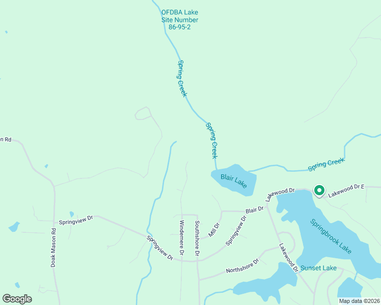 map of restaurants, bars, coffee shops, grocery stores, and more near 205 Windemere Drive in Jackson