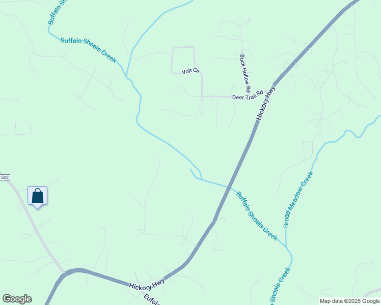 map of restaurants, bars, coffee shops, grocery stores, and more near Ashley Acres Road in Statesville